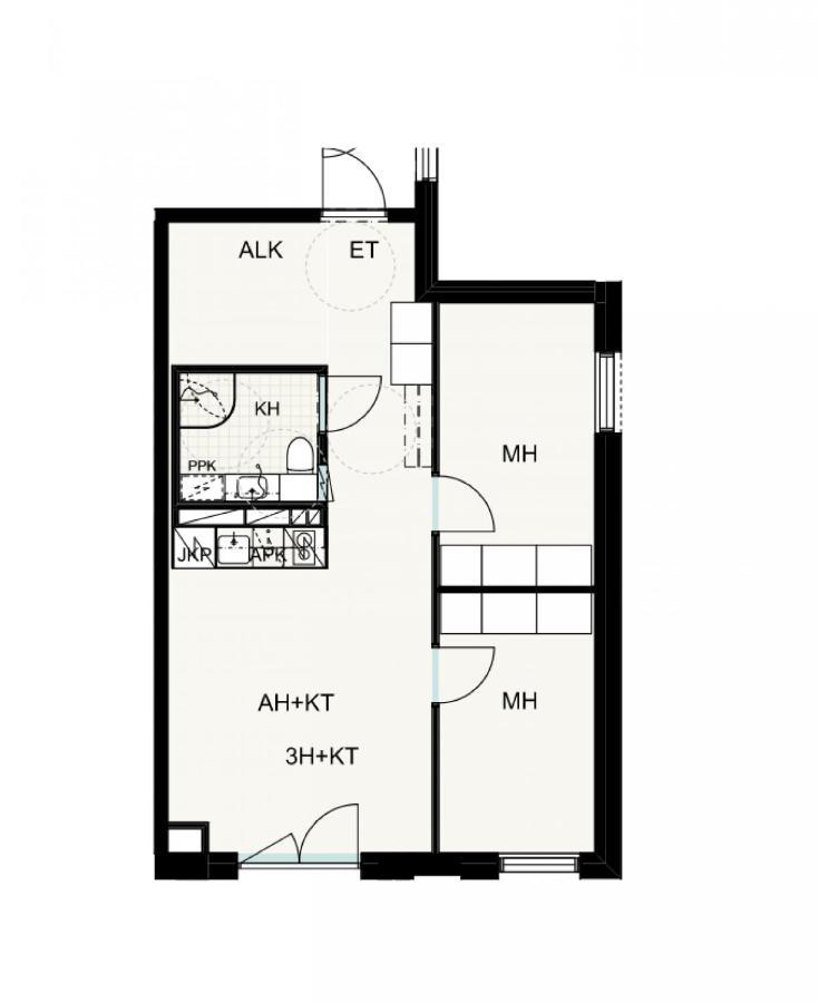 Forenom Aparthotel Tampere Kaleva 外观 照片